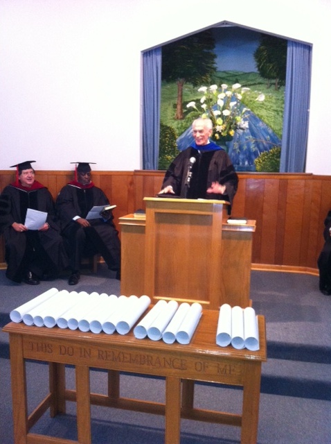 Jim Speaks from Rostrom