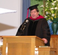 Miles at Podium